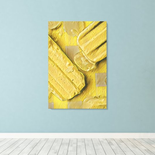 Pappsikel Leinwanddruck (Insitu (Holzboden))