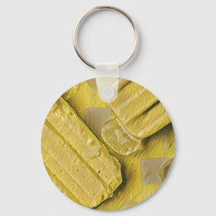 Pappsikel Schlüsselanhänger