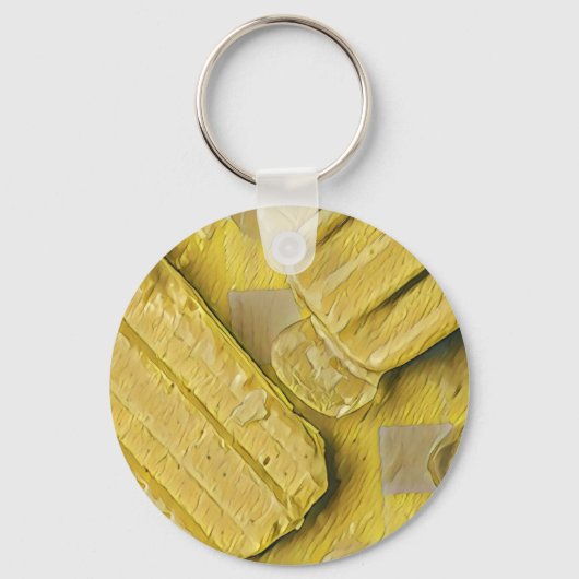 Pappsikel Schlüsselanhänger (Vorderseite)