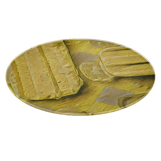 Pappsikel Schneidebrett (Ecke)