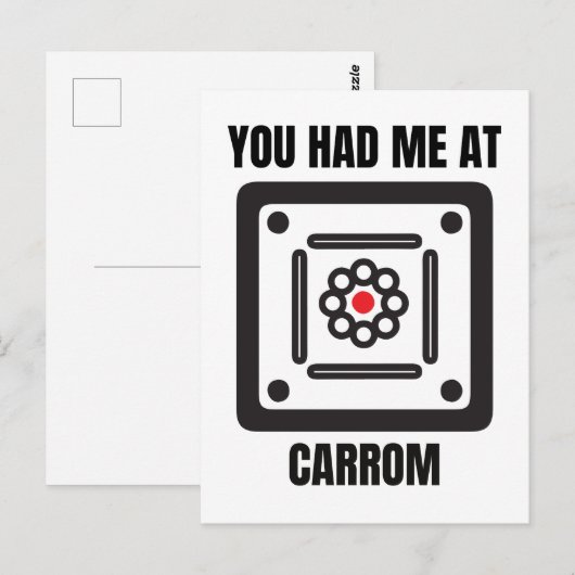 Pappspieler Postkarte (Vorne/Hinten)