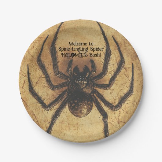 🕷️ PAPPTELLER (Vorderseite)