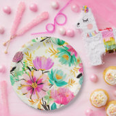 Pappteller Blumenehe/-dusche (Party)