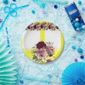Pappteller Blumenmuster (Party)