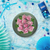 Pappteller Blumenmuster (Party)