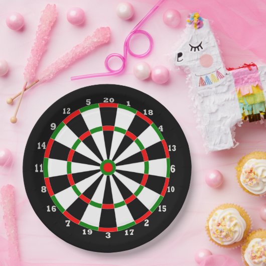 Pappteller - Dartboard-Entwurf (Party)