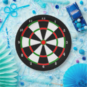 Pappteller - Dartboard-Uhr-Entwurf (Party)