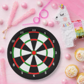 Pappteller - Dartboard-Uhr-Entwurf (Party)