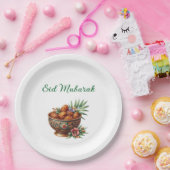 Pappteller-Eid Mubarak Tischdekoration Pappteller (Party)
