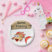 Pappteller Fisch (Party)
