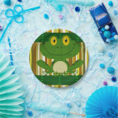 Pappteller Frosch (Party)