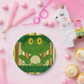 Pappteller Frosch (Party)