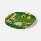 Pappteller Frosch (Schrägansicht)