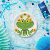 Pappteller Frosch (Party)