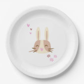 Pappteller kleiner Hase (Vorderseite)