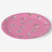 Pappteller "Liebe" Parfümflaschen (Schrägansicht)