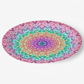 Pappteller-Mandala Mehndi Art G379 Pappteller (Schrägansicht)