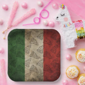 Pappteller mit italienischem Thema (Party)