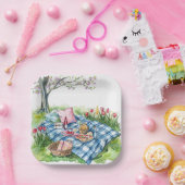 Pappteller mit Picknick-Motiv (Party)