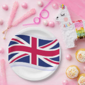 Pappteller mit Union Jack (Party)