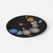 Pappteller Planeten (Schrägansicht)