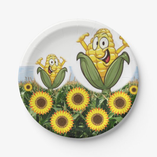Pappteller Popcorn (Vorderseite)