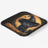 Pappteller Reihe 1 Black Cat 03 (Gewinkelt)