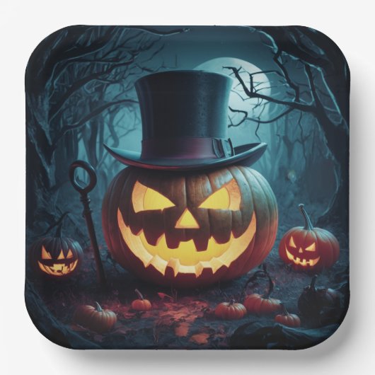 Pappteller Reihe 1 Pumpkin 07 (Vorderseite)