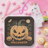 Pappteller Reihe 2 Pumpkin 03 (Party)