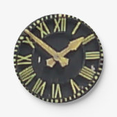 Pappteller: Sefton Kirchen-Uhr Pappteller (Vorderseite)