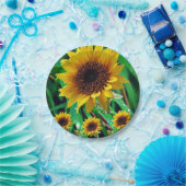 Pappteller Sonnenblumen (Party)