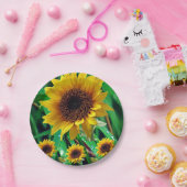 Pappteller Sonnenblumen (Party)