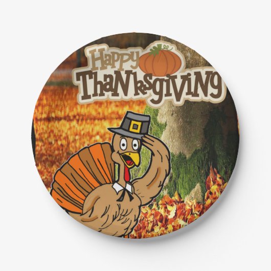 Pappteller Thanksgiving (Vorderseite)