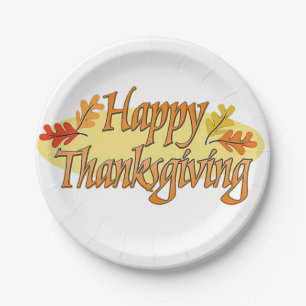 Pappteller Thanksgiving