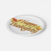 Pappteller Thanksgiving (Schrägansicht)