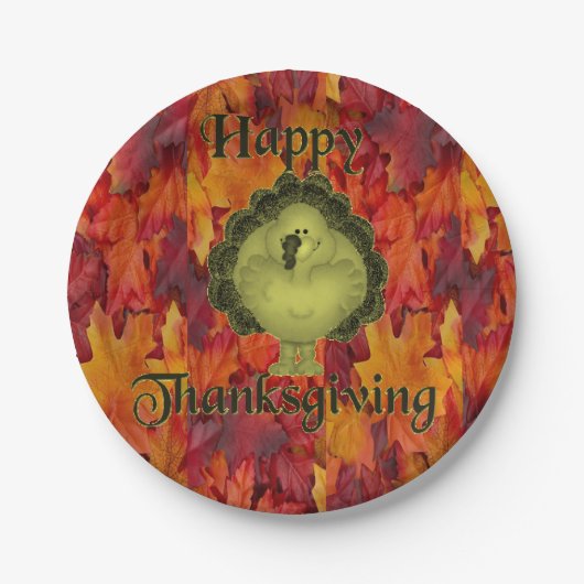 Pappteller Thanksgiving (Vorderseite)