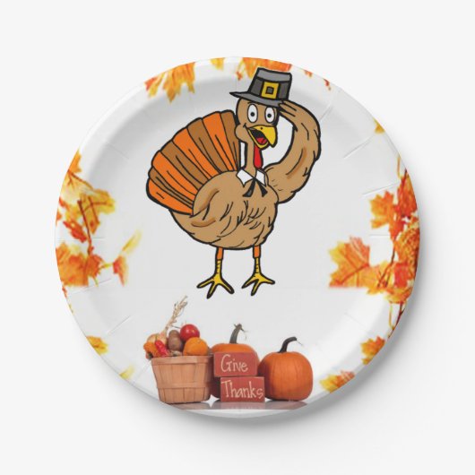 Pappteller Thanksgiving (Vorderseite)