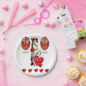 Pappteller Valentinstag (Party)