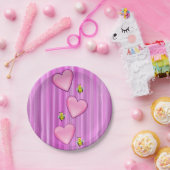 Pappteller Valentinstag, Biene (Party)