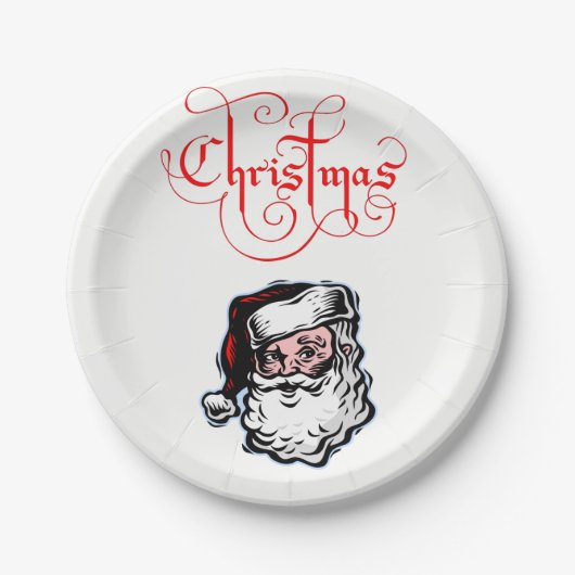 Pappteller Weihnachten (Vorderseite)