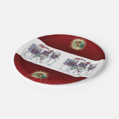 Pappteller Weihnachten (Schrägansicht)