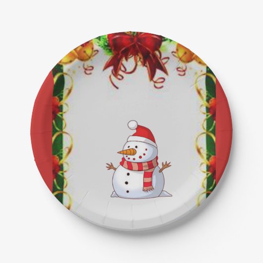 Pappteller Weihnachten (Vorderseite)