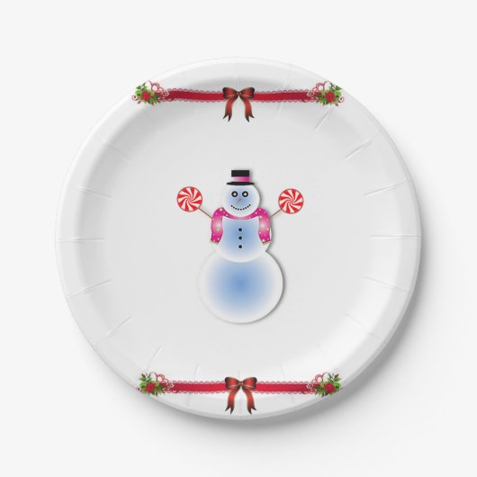 Pappteller Weihnachten (Vorderseite)