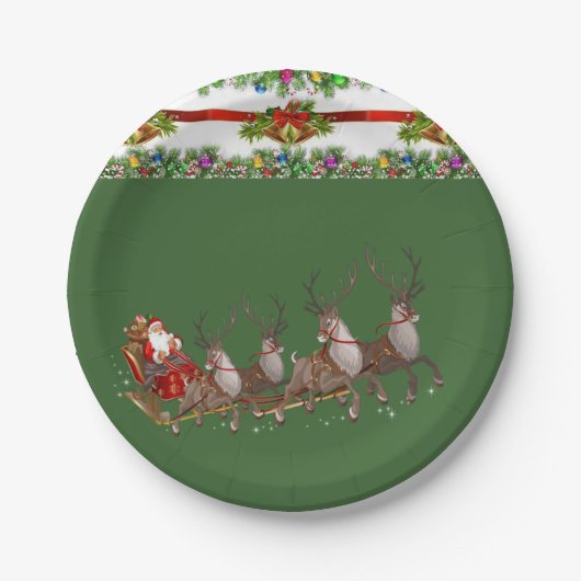 Pappteller Weihnachten (Vorderseite)
