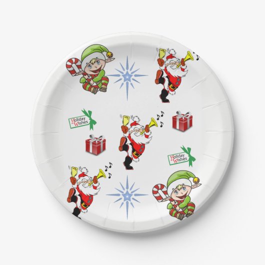 Pappteller Weihnachten (Vorderseite)