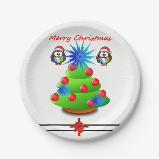 Pappteller Weihnachten (Vorderseite)