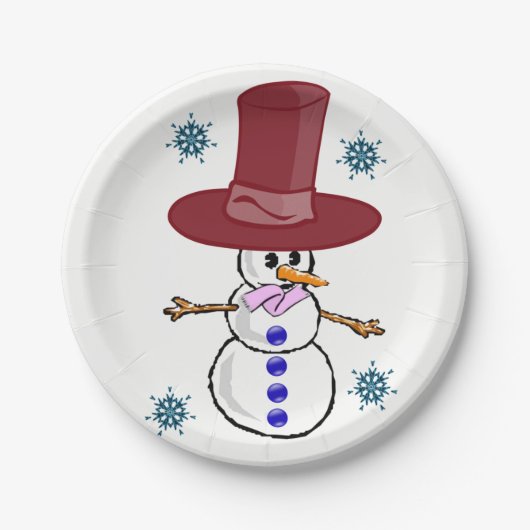 Pappteller Weihnachten (Vorderseite)