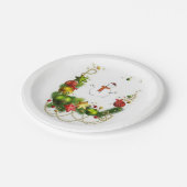 Pappteller Weihnachten (Schrägansicht)