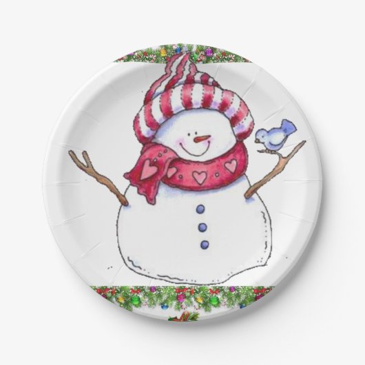 Pappteller Weihnachten (Vorderseite)