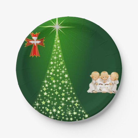 Pappteller Weihnachten (Vorderseite)